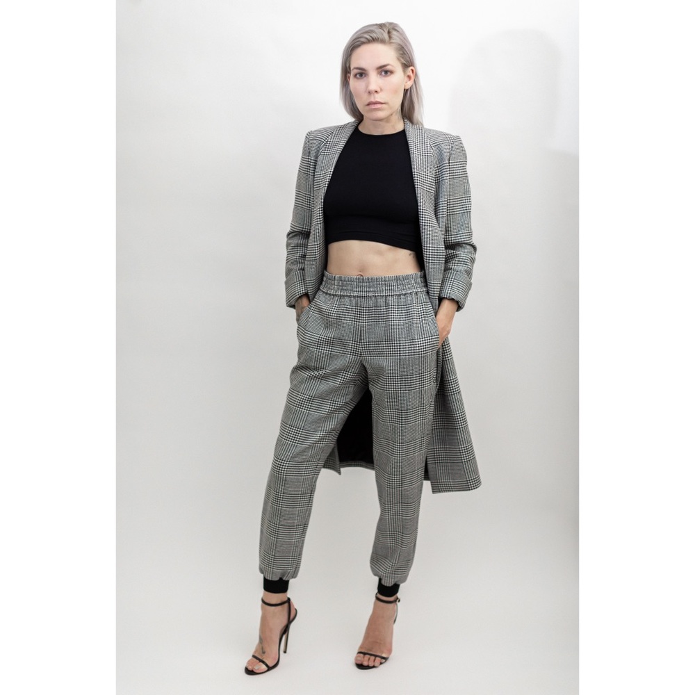Alice and Olivia houndstooth coat